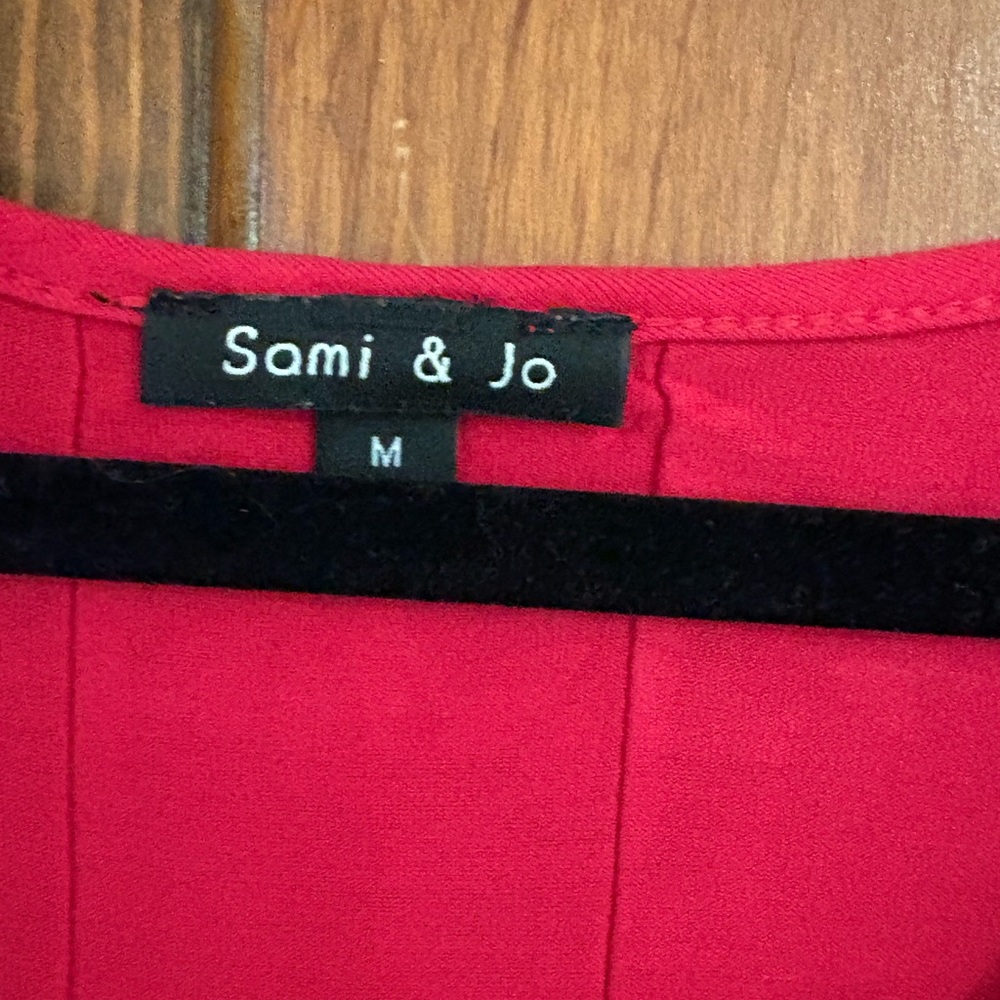 Sami & Jo Vibrant Red Maxi Dress - Picture 4 of 8